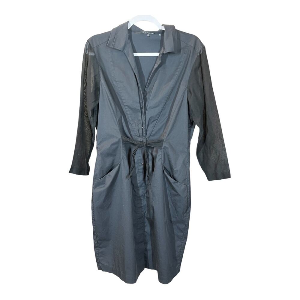 Tahari Women's Long Sleeve Tie Waist Dress Pockets Office Work‎ Professional 14